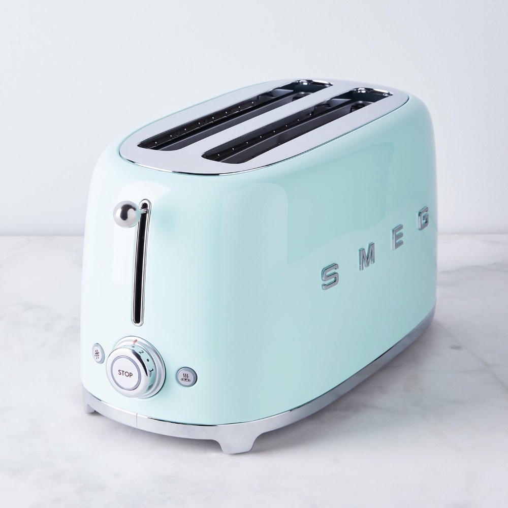 *New* SMEG two-slice retro toaster in Pastel Green